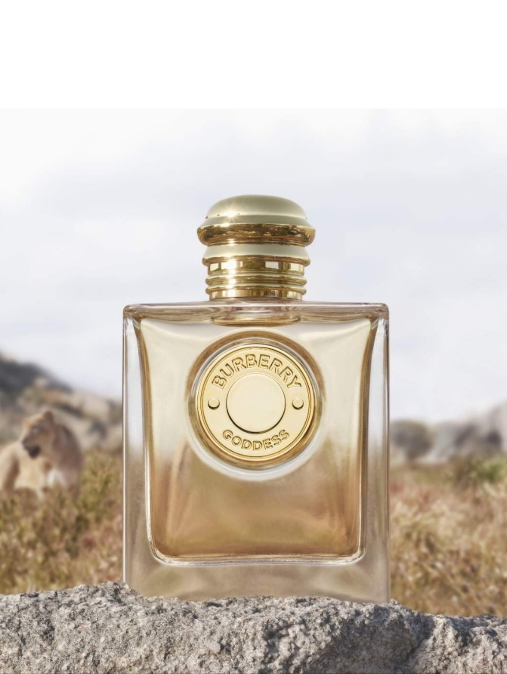 50 Ml Burberry Goddess Eau De Perfum With Box Small Amount Used